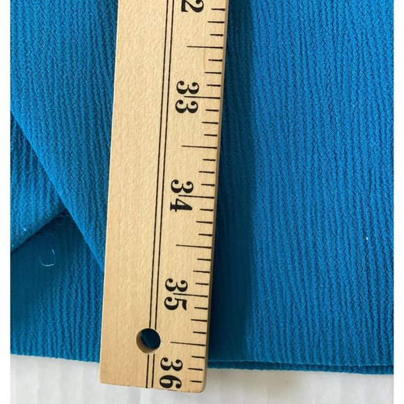 Ann Taylor Womens Sheath Dress with Crossover Skirt Blue Size 8 Office Career - Picture 5 of 8